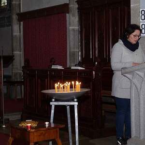 Marion Moser liest einen Impuls