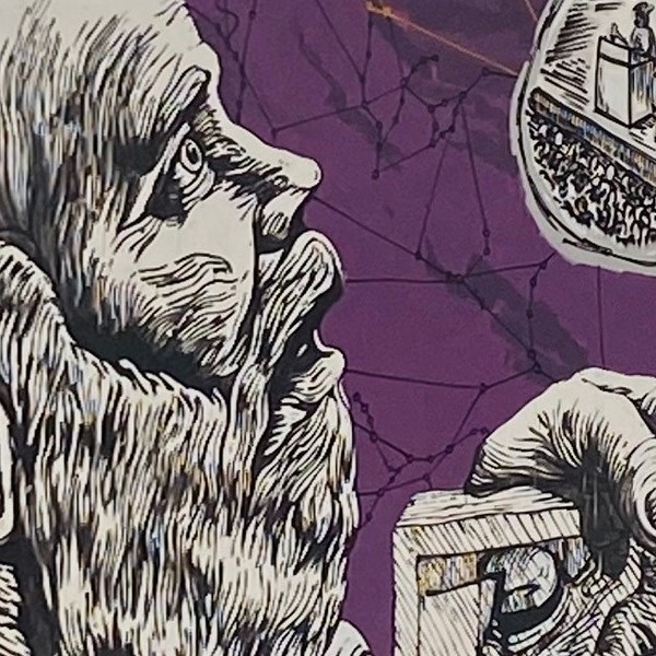Mural mit Hl. Hieronymus