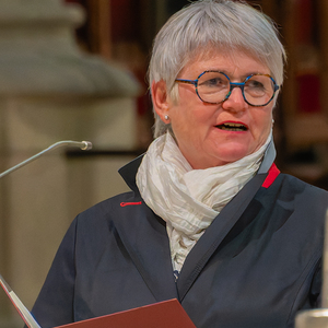 Erika Kirchweger erinnert an die Beweggründe der Patronanzerhebung.